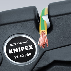 Стриппер для зачистки изоляции, 200 мм KNIPEX KN-1240200