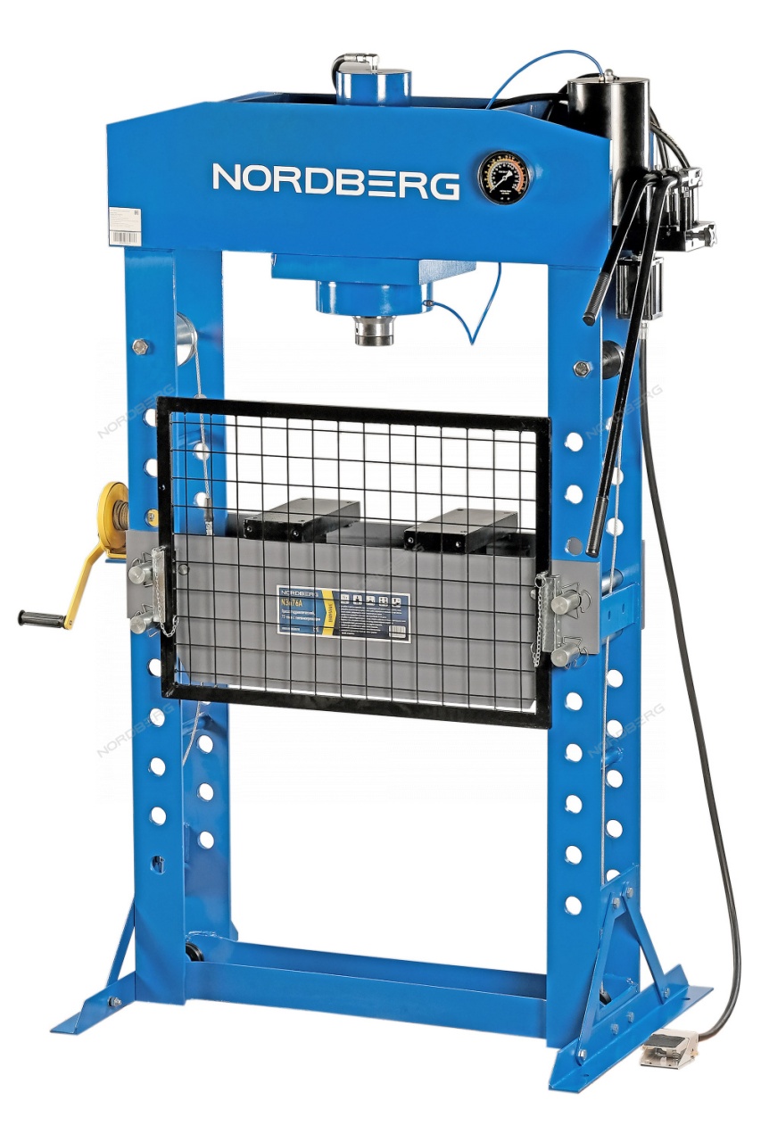 Пресс напольный 75 т, гидравлический NORDBERG N3676A