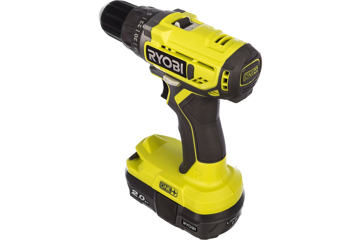 Аккумуляторная дрель-шуруповерт ONE+,18В RYOBI R18DD2-120G