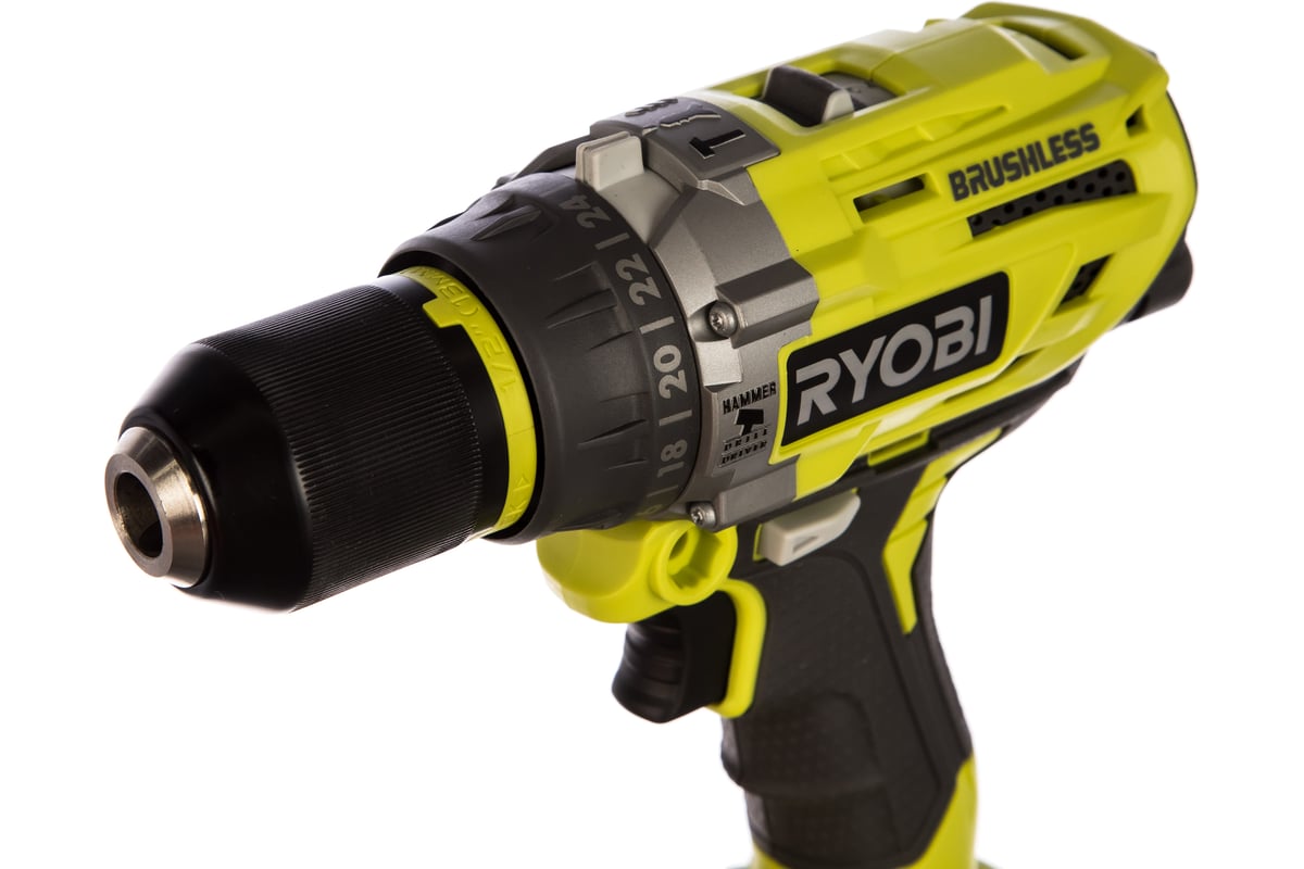 Аккумуляторная дрель-шуруповерт, ударная, ONE+,18В RYOBI R18PD7-252S