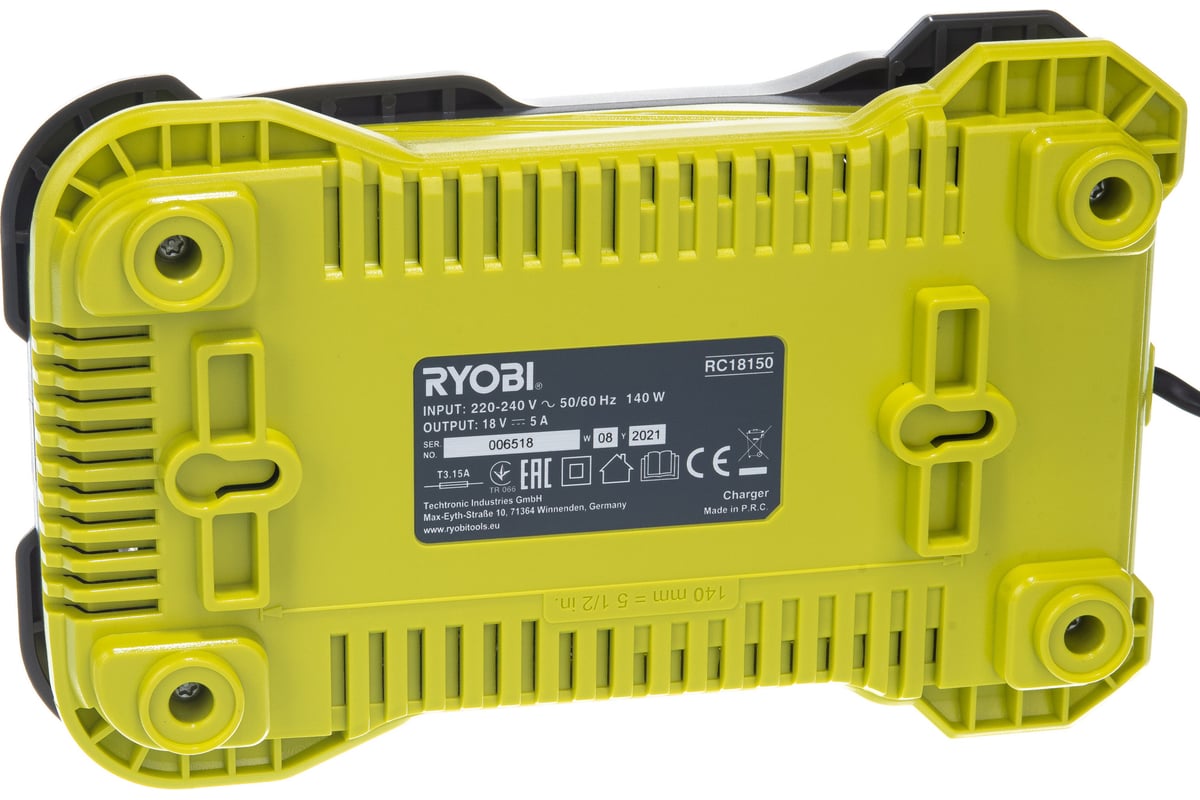 Устройство зарядное 18В, ONE+ RYOBI RC18150