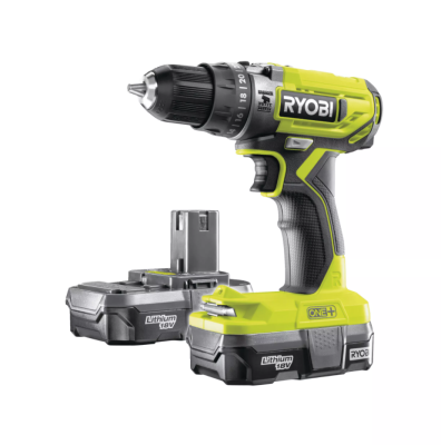 Аккумуляторная дрель-шуруповерт, ударная, ONE+,18В RYOBI R18PD2-213G