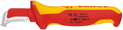 Нож электрика 180 мм, диэлектрический KNIPEX KN-9855
