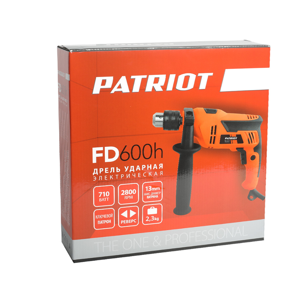 Дрель ударная 710 Вт, FD 600h PATRIOT 120301440