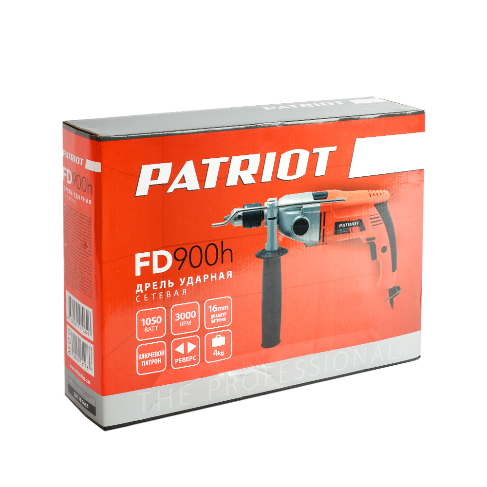 Дрель ударная 1050 Вт, FD 900h PATRIOT 120301466