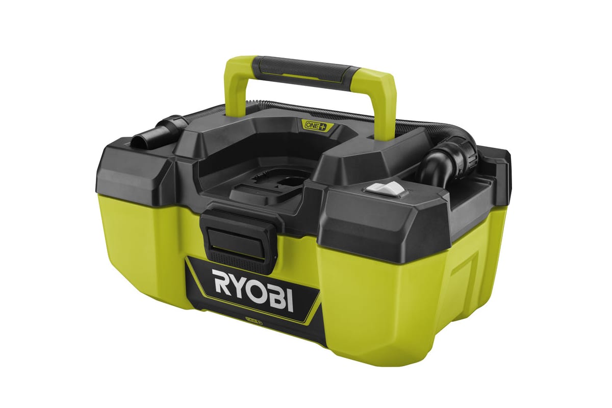 Пылесос аккумуляторный ONE+, 18 В, без аккумулятора и ЗУ RYOBI R18PV-0