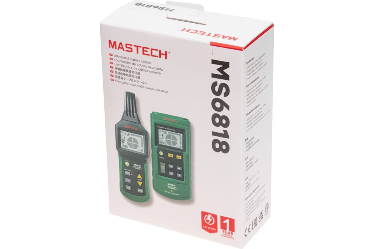 Кабелеискатель цифровой MASTECH MS 6818