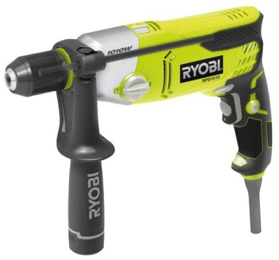 Дрель ударная 1000 Вт, кейс RYOBI RPD1010K