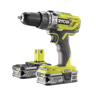 Аккумуляторная дрель-шуруповерт, ударная, ONE+,18В RYOBI R18PD3-225S