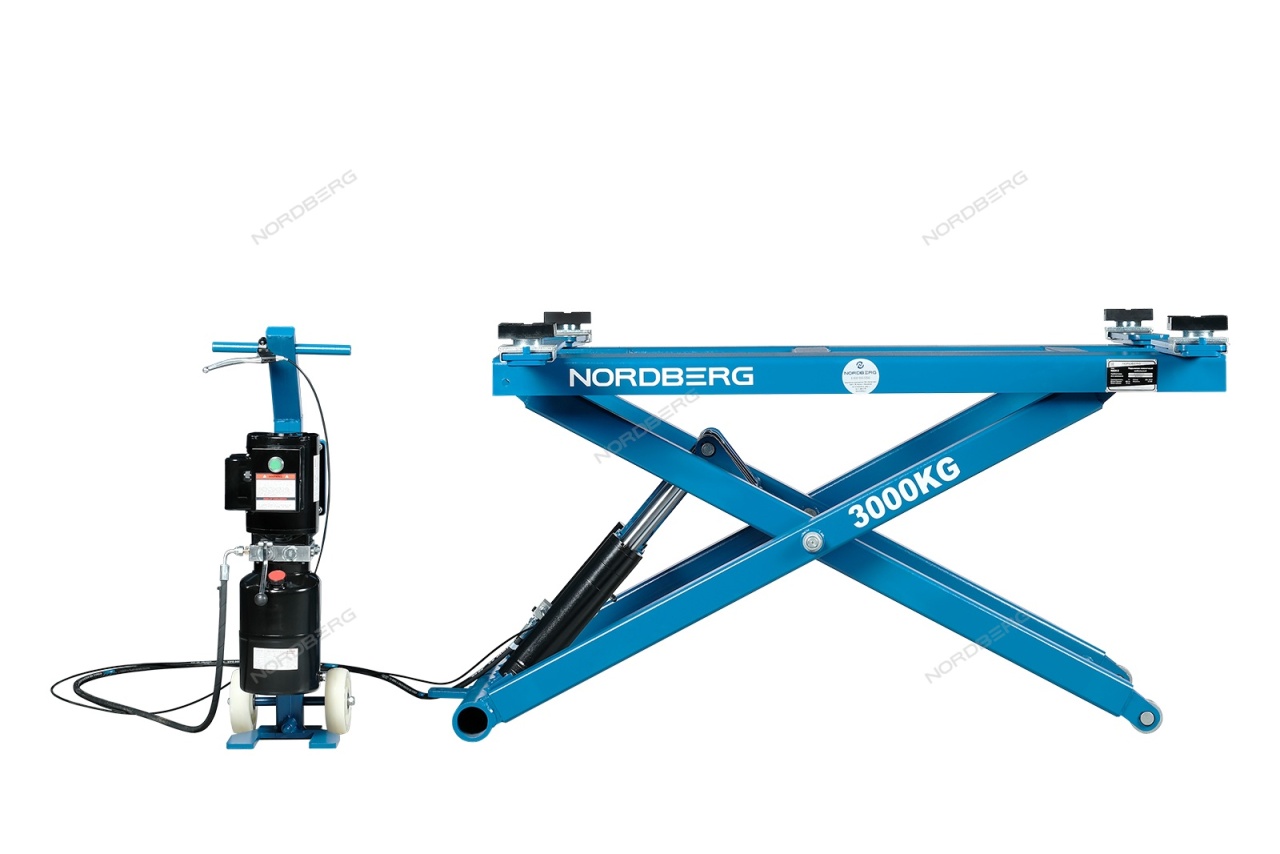 Подъемник ножничный, 3 т, 380 В, мобильный NORDBERG N634-3,0(380)