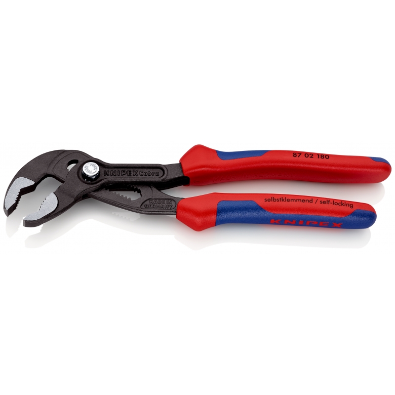 Захват переставной 180 мм, Cobra®, быстрозажимной механизм KNIPEX KN-8702180