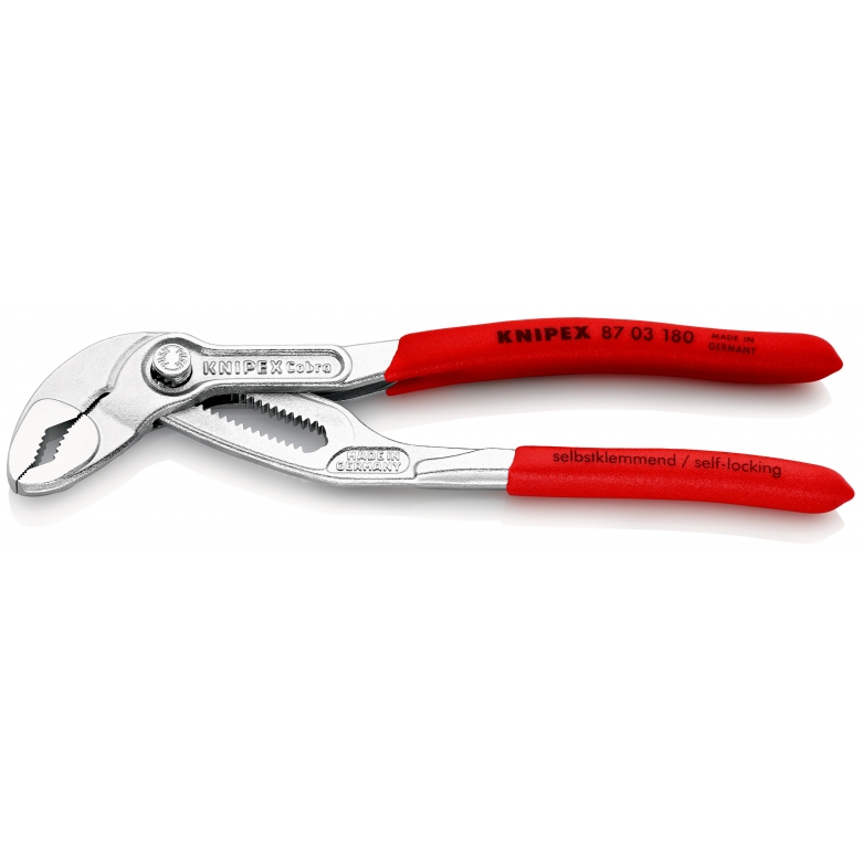 Захват переставной 180 мм, Cobra®, быстрозажимной механизм KNIPEX KN-8703180