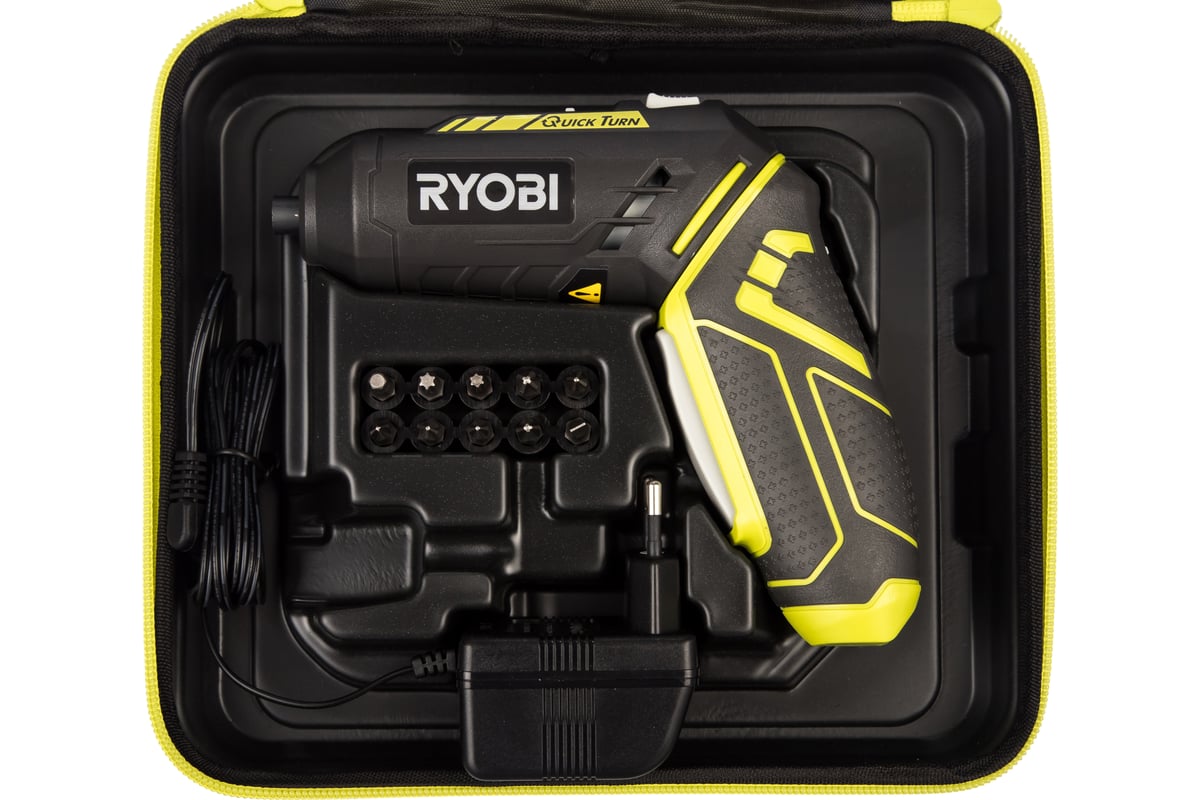 Аккумуляторная отвертка 4 В RYOBI R4SDP-L13T