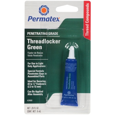 Фиксатор резьбы проникающий Penetrating Grade Threadlocker Green, 6 мл PERMATEX 29000