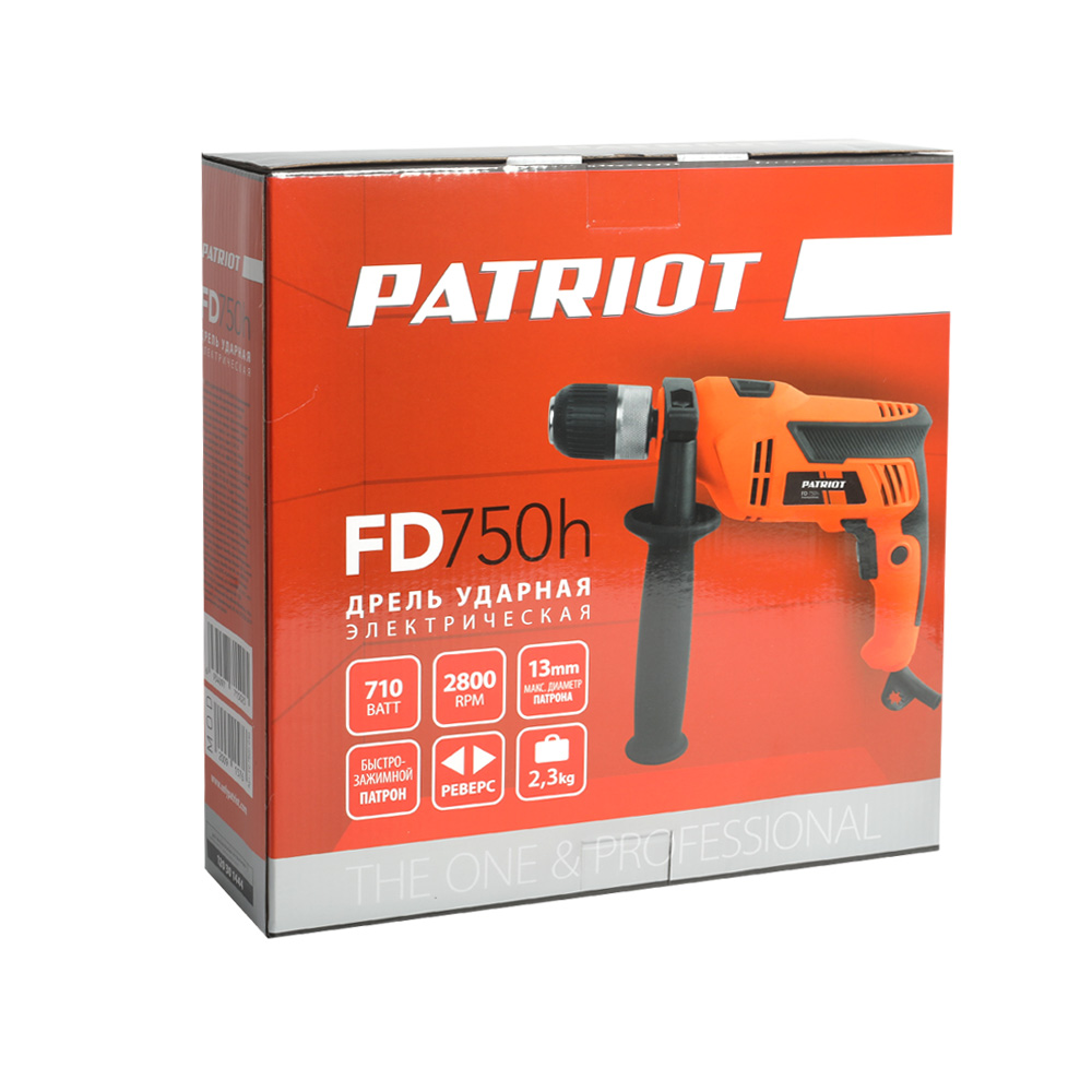 Дрель ударная 710 Вт, FD 750h PATRIOT 120301444