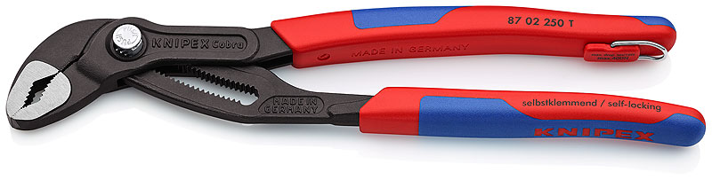 Захват переставной 250 мм, Cobra®, быстрозажимной механизм KNIPEX KN-8702250T