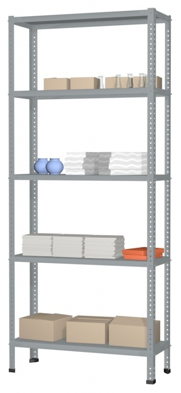 Стеллаж архивный 5 полок 2500х1000х600 мм Верстакофф ® 01-251060501