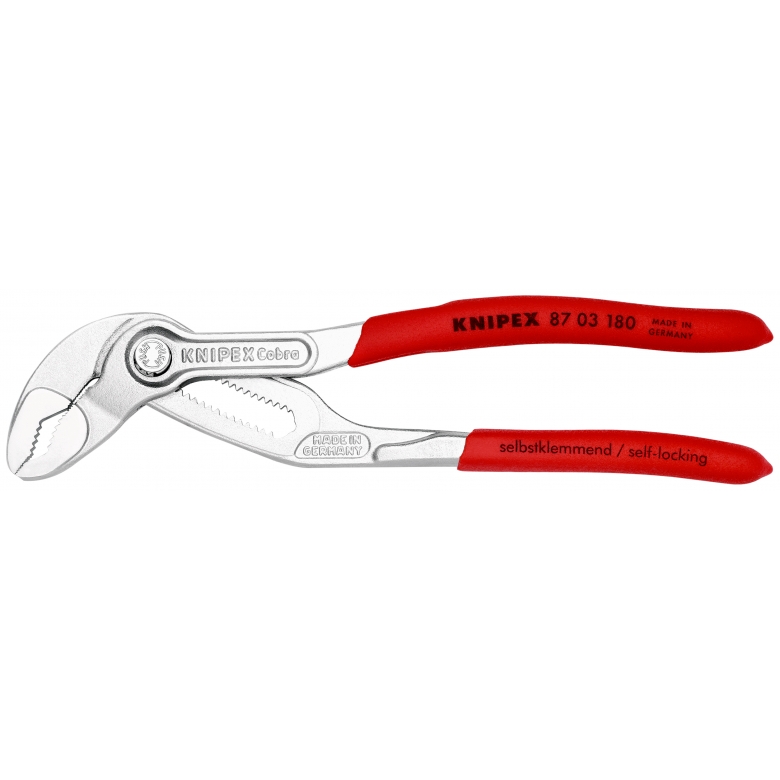 Захват переставной 180 мм, Cobra®, быстрозажимной механизм KNIPEX KN-8703180