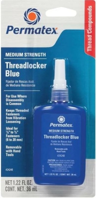 Фиксатор резьбы средней фиксации Threadlocker Blue, 36 мл PERMATEX 24240