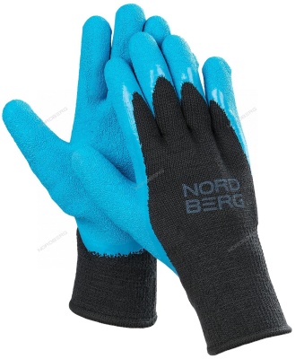 Перчатки с нитрилом, утепленные NORDBERG NCPG108AB