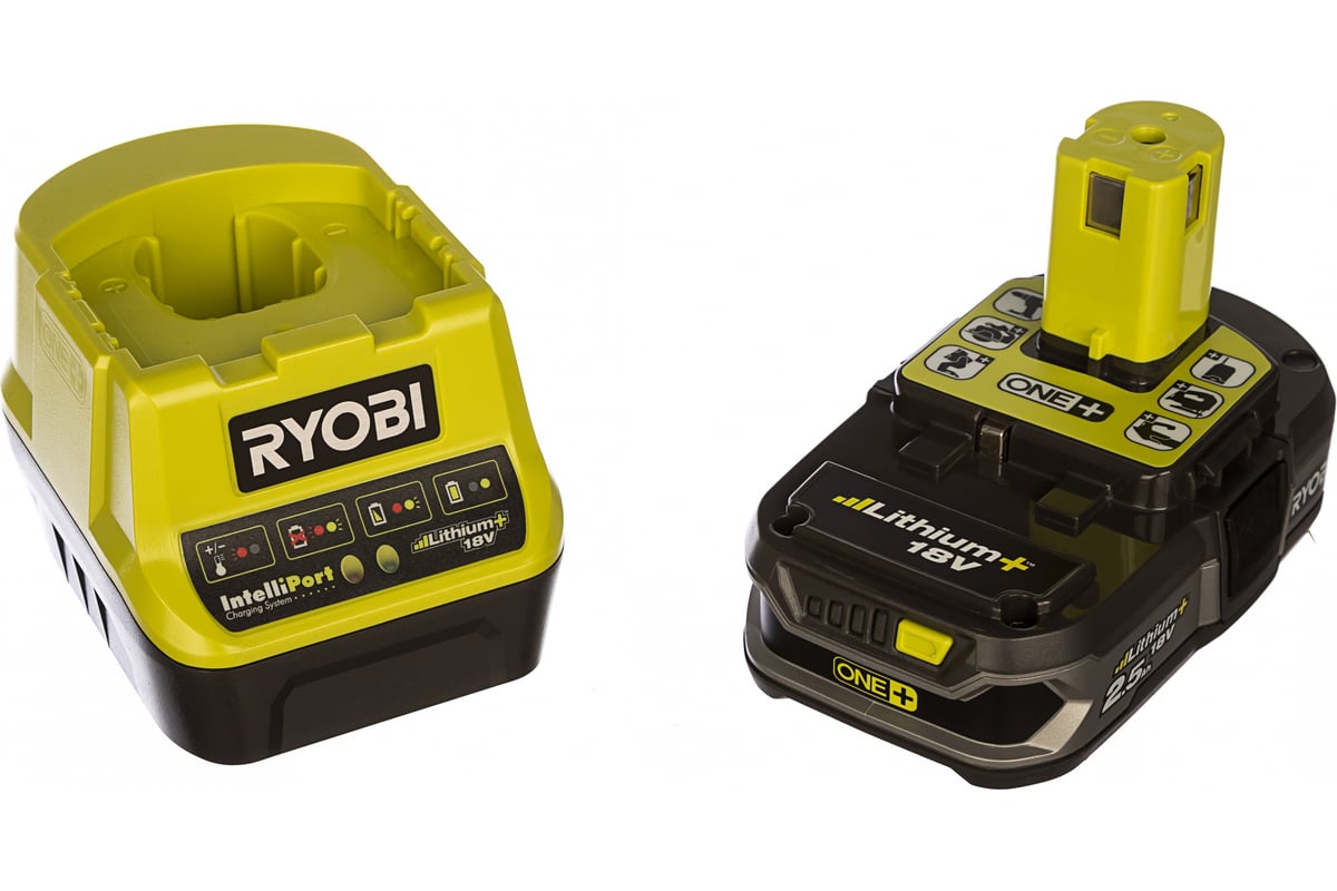 Аккумулятор и зарядное устройство 18В, ONE+ RYOBI RC18120-125