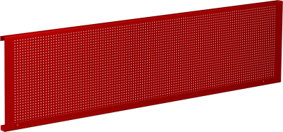 Панель перфорированная для верстака 190 см, красная, 1 шт FERRUM 07.019-3000