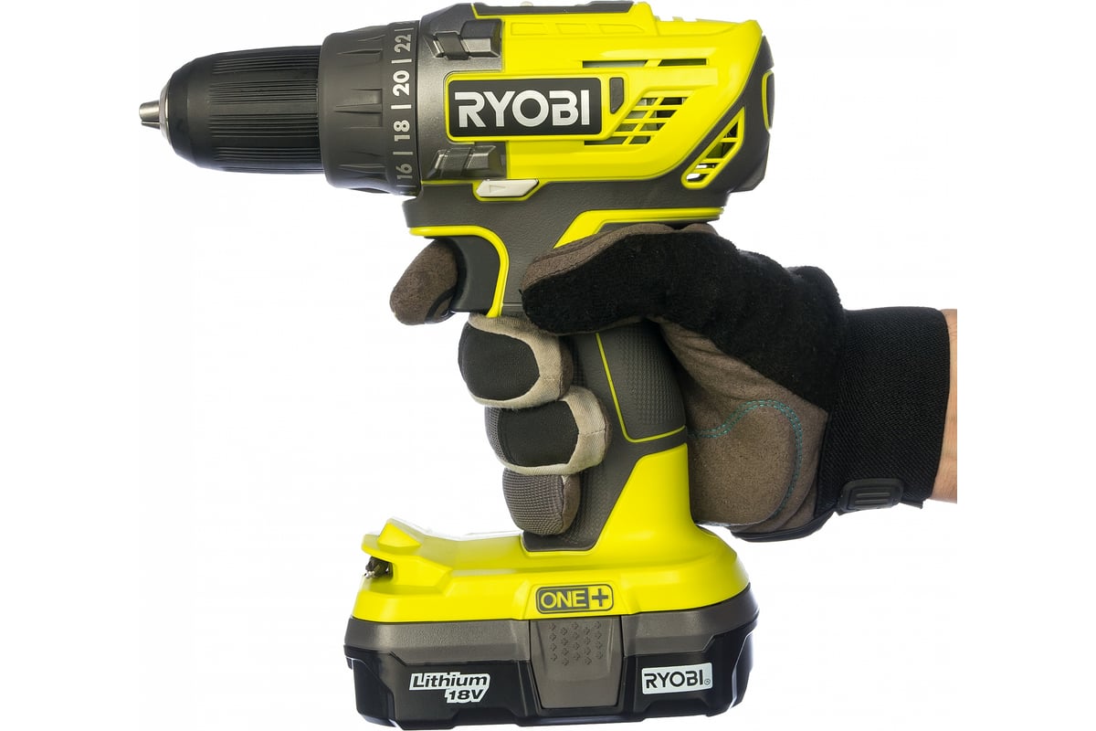 Аккумуляторная дрель-шуруповерт ONE+,18В RYOBI R18DD3-213X