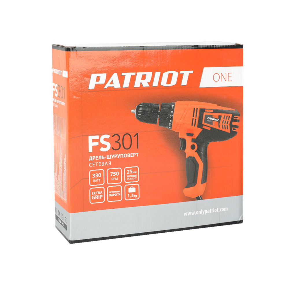 Шуруповерт 330 Вт, FS 301 PATRIOT 120301403