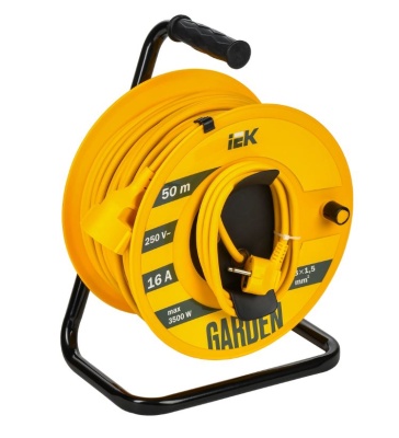 Удлинитель на катушке"Garden" 50 м, 16 А IEK GD-KP20-16-01-50