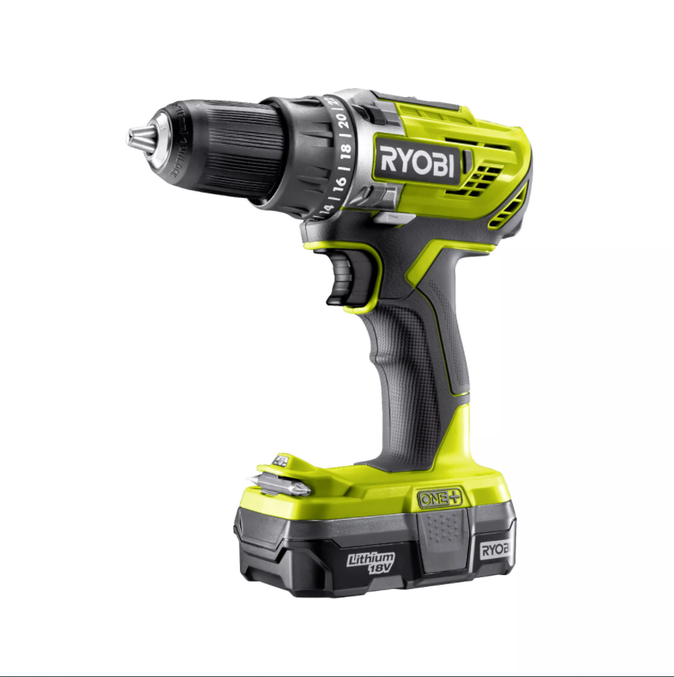 Аккумуляторная дрель-шуруповерт ONE+,18В RYOBI R18DD3-113S