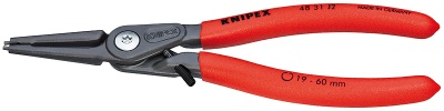 Съемник для стопорных колец 140 мм, прямые, сжатие, с ограничителем KNIPEX KN-4831J1