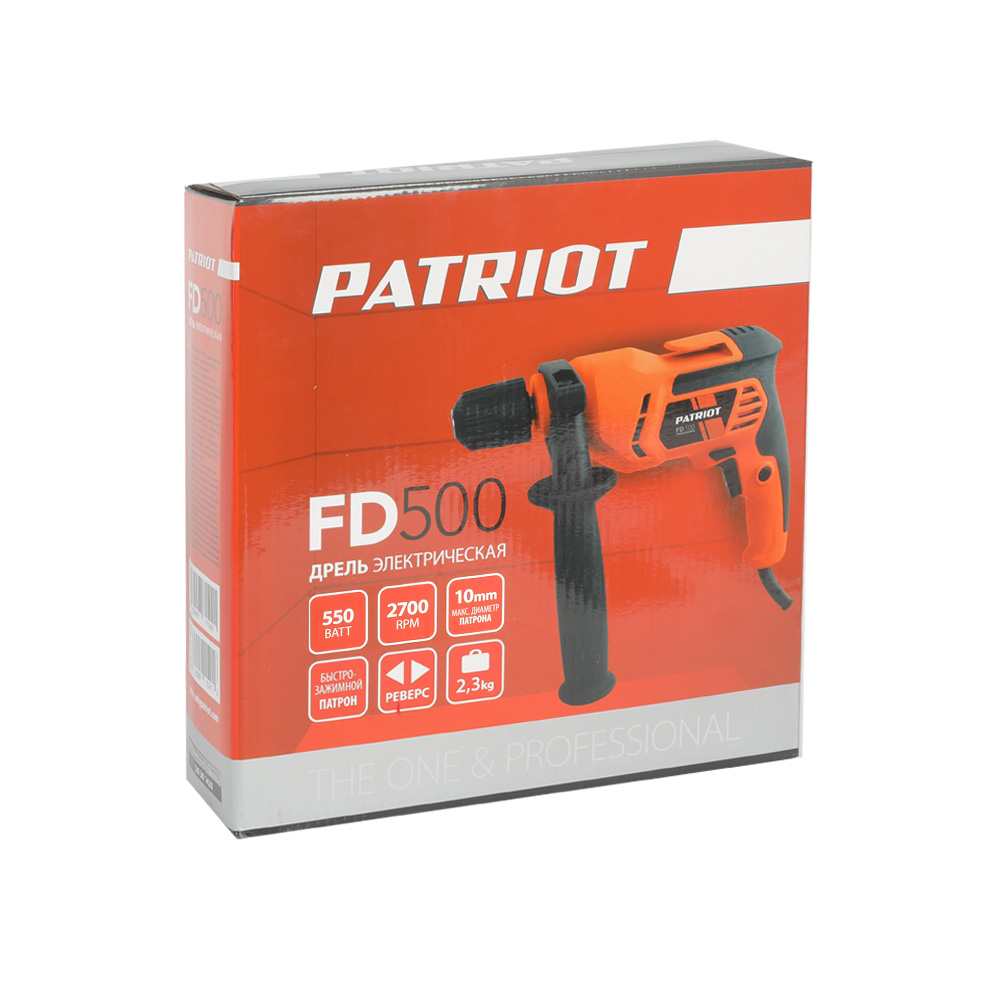 Дрель 550 Вт, FD 500 PATRIOT 120301420