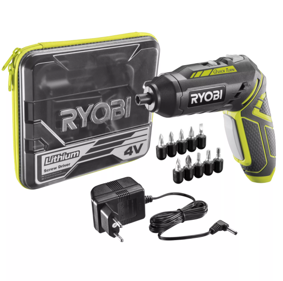 Аккумуляторная отвертка 4 В RYOBI R4SDP-L13T