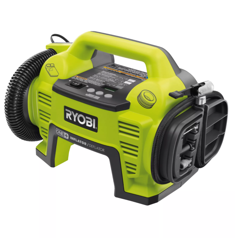 Компрессор автомобильный, аккумуляторный ONE+,18В RYOBI R18I-0