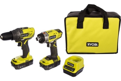 Набор аккумуляторного инструмента, 6 предметов RYOBI R18DDID-220S