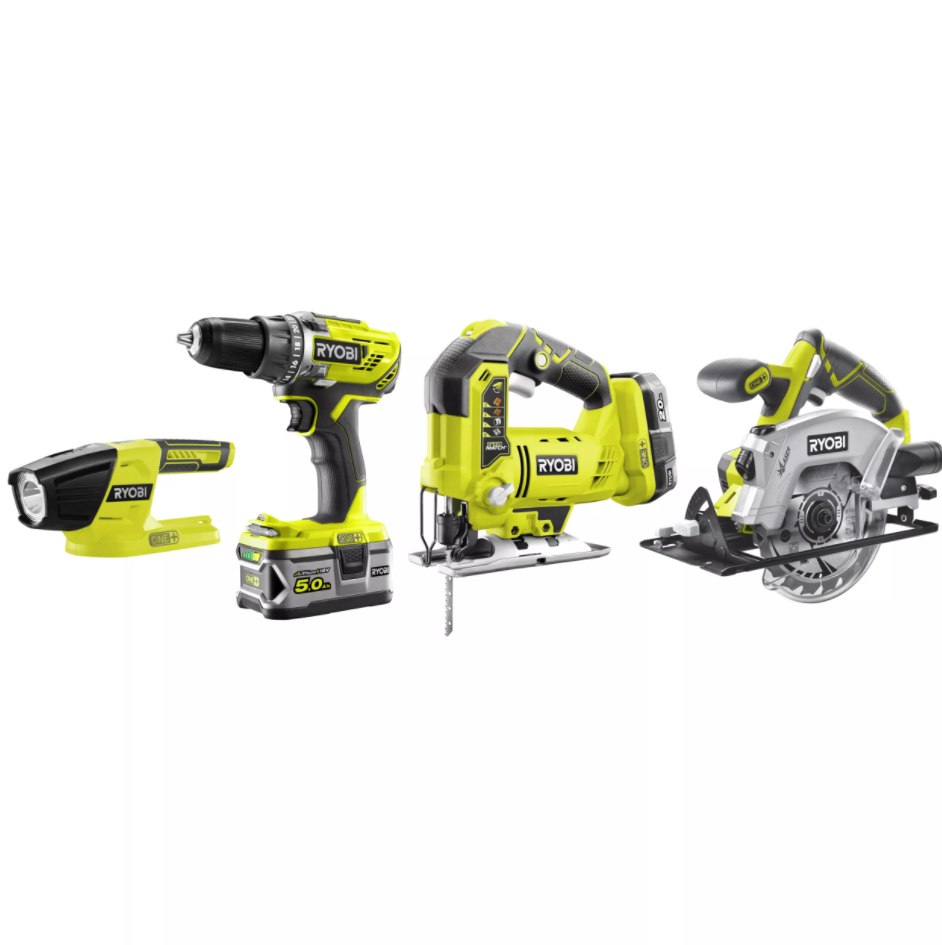 Набор аккумуляторного инструмента, 7 предметов RYOBI R18CK4A-252S