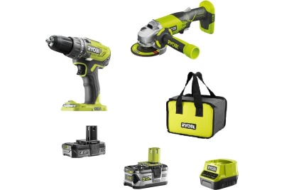 Набор аккумуляторного инструмента, 6 предметов RYOBI R18DDAG-252S