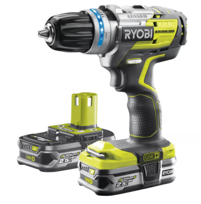 Аккумуляторная дрель-шуруповерт, ударная, ONE+,18В RYOBI R18PDBL-225S