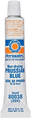 Смазка для выявления пятен контакта Prussian Blue, 22 г PERMATEX 80038