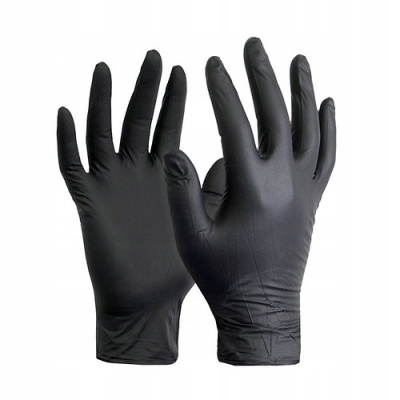 Перчатки нитриловые AB Extra, размер XL, черные, 100 шт ADOLF BUCHER 40.90.2100.10