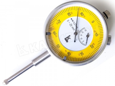 Индикатор часового типа ИЧ 0-25 мм, 0,01 мм КАЛИБРОН 67916
