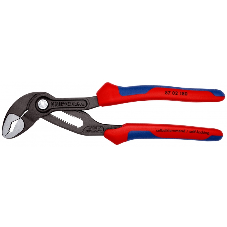 Захват переставной 180 мм, Cobra®, быстрозажимной механизм KNIPEX KN-8702180