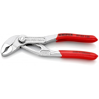 Захват переставной 125 мм, Cobra®, быстрозажимной механизм KNIPEX KN-8703125