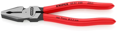 Пассатижи комбинированные 200 мм, усиленные KNIPEX KN-0201200