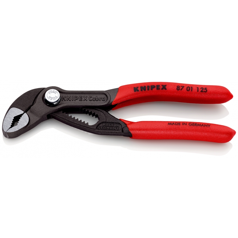 Захват переставной 125 мм, Cobra®, быстрозажимной механизм KNIPEX KN-8701125