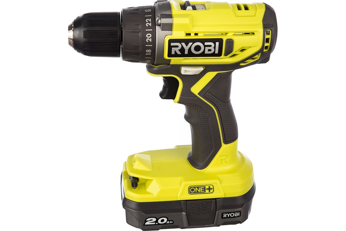 Аккумуляторная дрель-шуруповерт ONE+,18В RYOBI R18DD2-120G