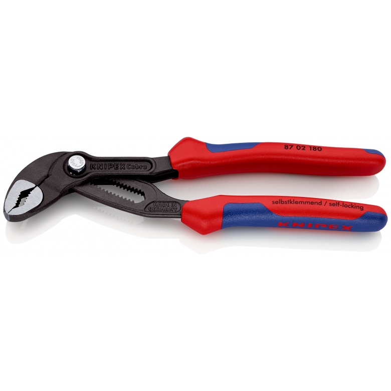 Захват переставной 180 мм, Cobra®, быстрозажимной механизм KNIPEX KN-8702180