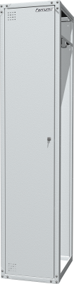 Шкаф металлический для одежды односекционный, серый FERRUM 03.411/D-7035