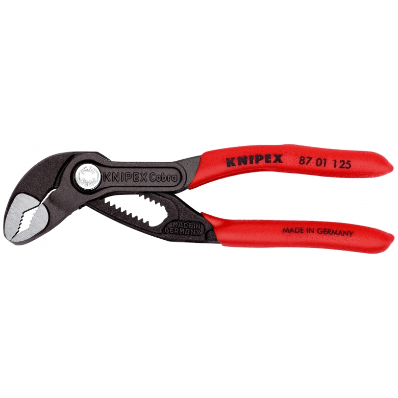 Захват переставной 125 мм, Cobra®, быстрозажимной механизм KNIPEX KN-8701125