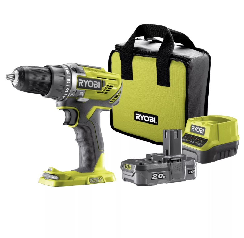 Аккумуляторная дрель-шуруповерт ONE+,18В RYOBI R18DD3-120S